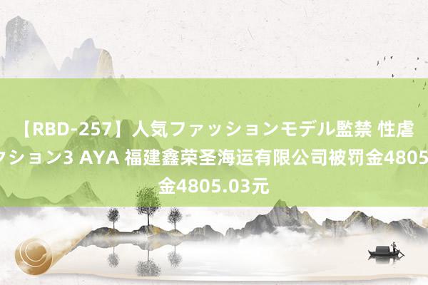 【RBD-257】人気ファッションモデル監禁 性虐コレクション3 AYA 福建鑫荣圣海运有限公司被罚金4805.03元