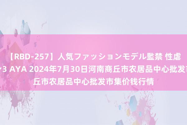 【RBD-257】人気ファッションモデル監禁 性虐コレクション3 AYA 2024年7月30日河南商丘市农居品中心批发市集价钱行情