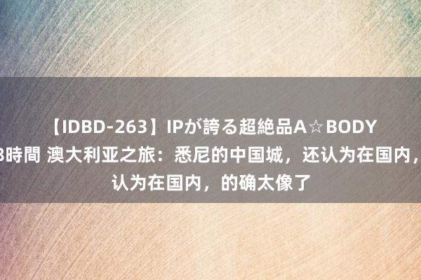 【IDBD-263】IPが誇る超絶品A☆BODYスペシャル8時間 澳大利亚之旅：悉尼的中国城，还认为在国内，的确太像了